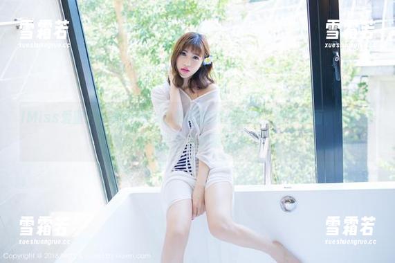 IMiss爱蜜社 - Angela小热巴的灰丝套图，这个画面，果然还是停留在某种猜想上。