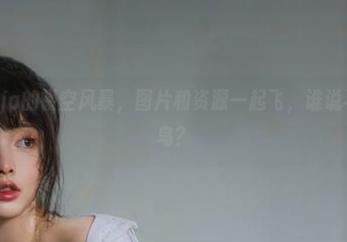 阿寨寨ninja的镂空风暴，图片和资源一起飞，谁说不能一石二鸟？